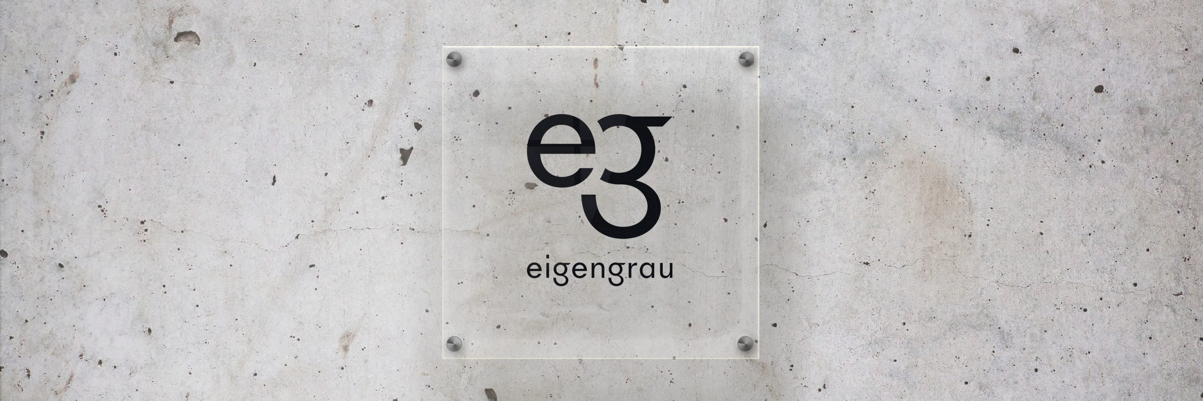 eigengrau Plexiglas Türschild