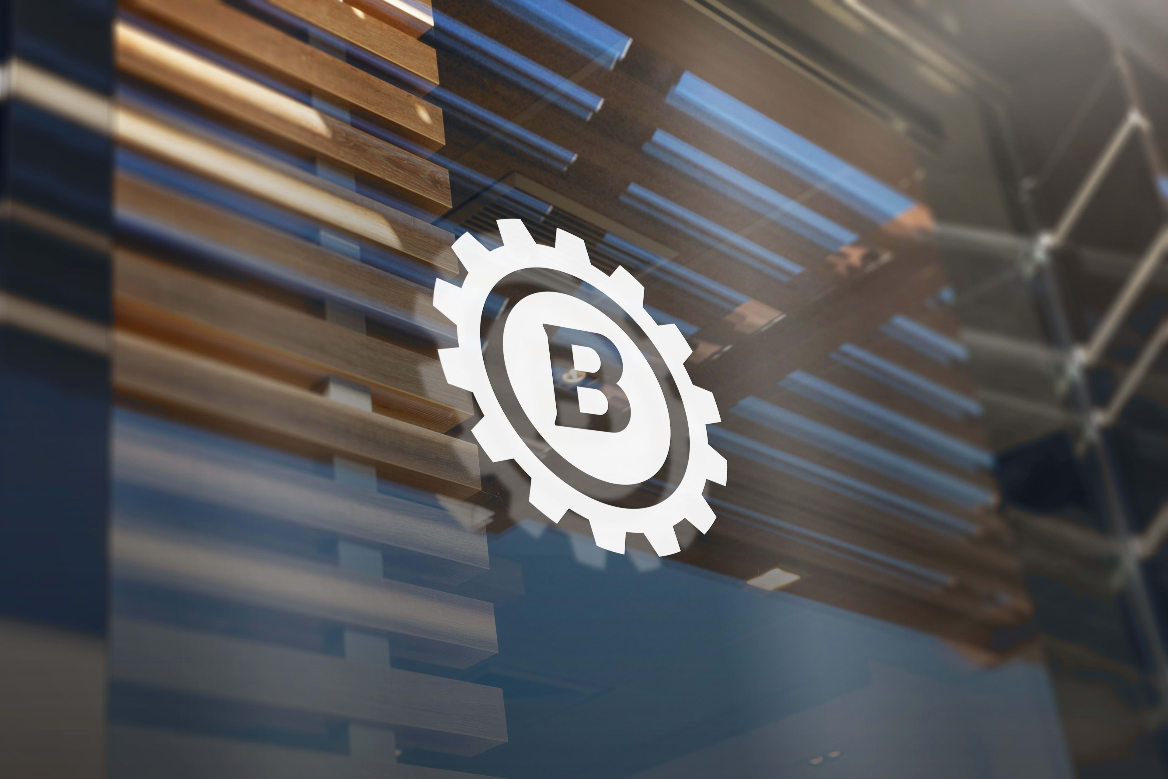 Logo von Berges Antriebstechnik an Fensterfront