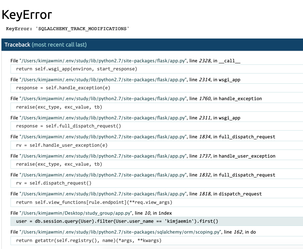 python flask KeyError Error in 프로그래머스 커뮤니티