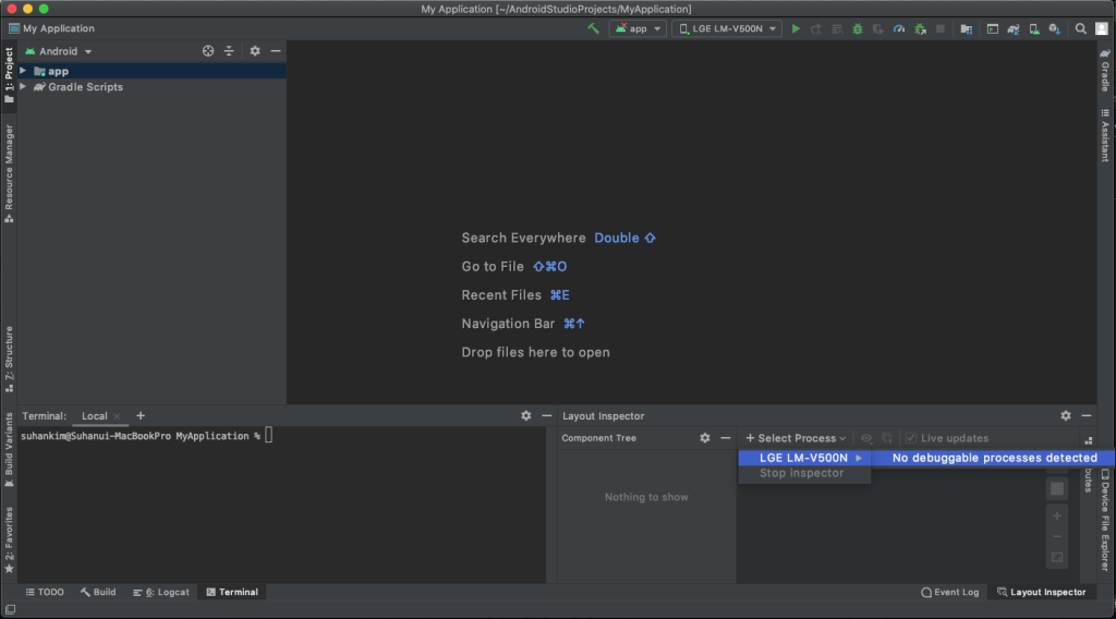 android 안드로이드 스튜디오 4.0 no debuggable process detected 프로그래머스 커뮤니티