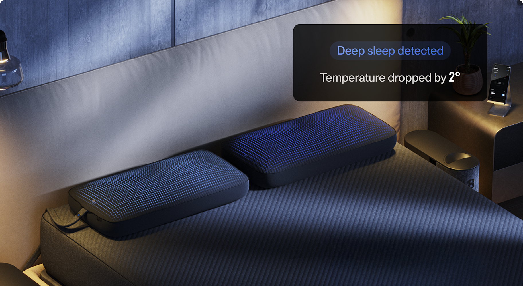 Adapts based on sleep stages
