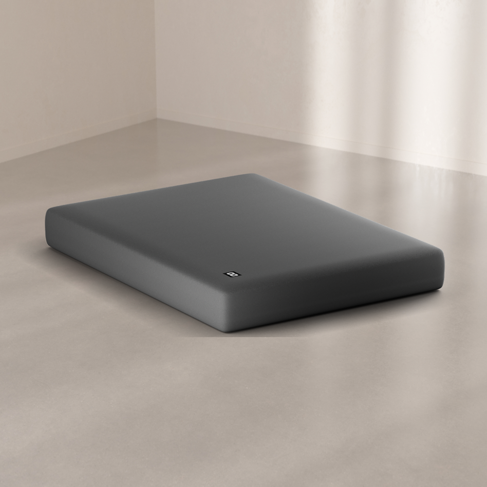 The Pod mattress on a studio floor.