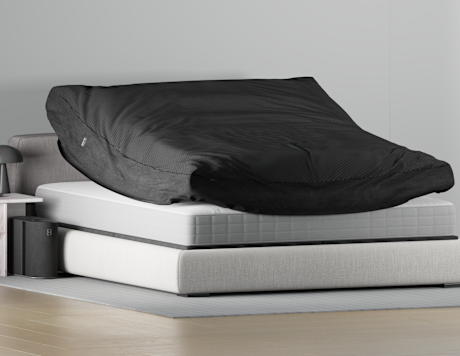 Pod fitted over a mattress