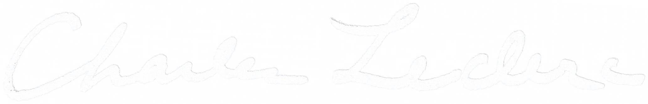 Charles Leclerc handwritten signature