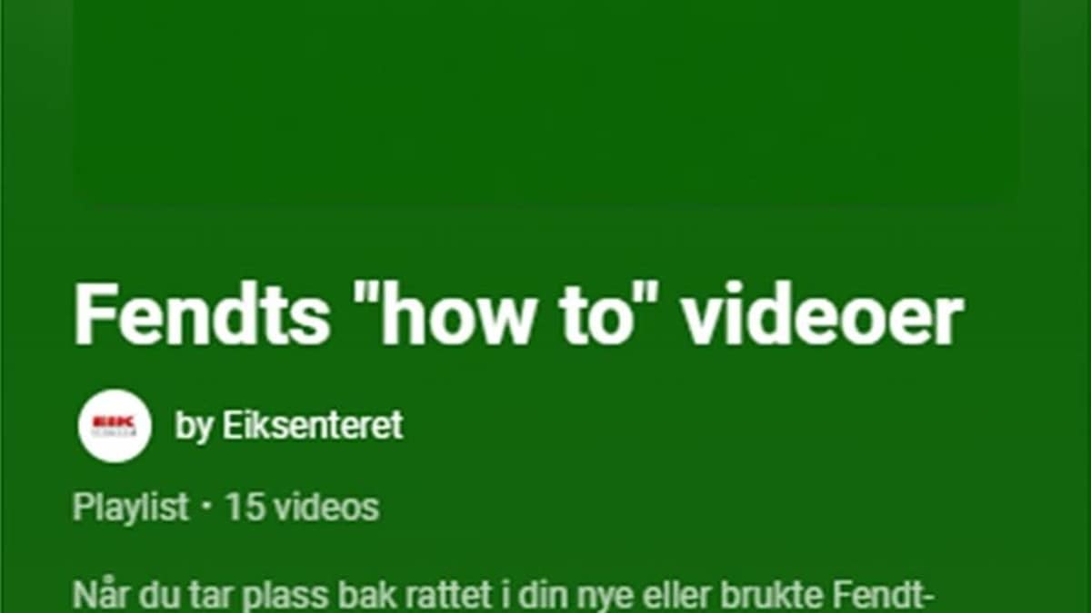 Instruksjonsvideoer