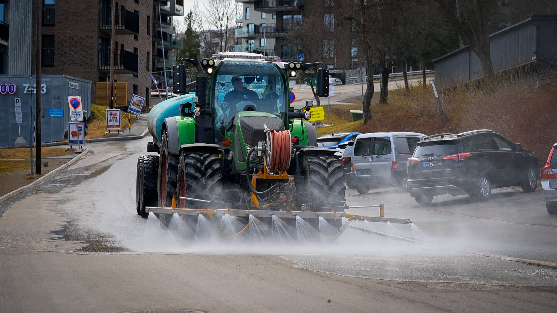 Vårrengjøring i Oslo med Fendt