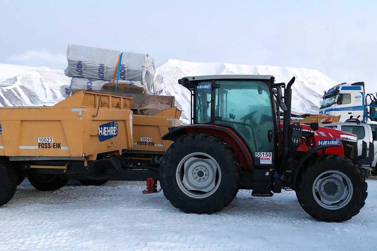 Bruker Massey Ferguson på Svalbard