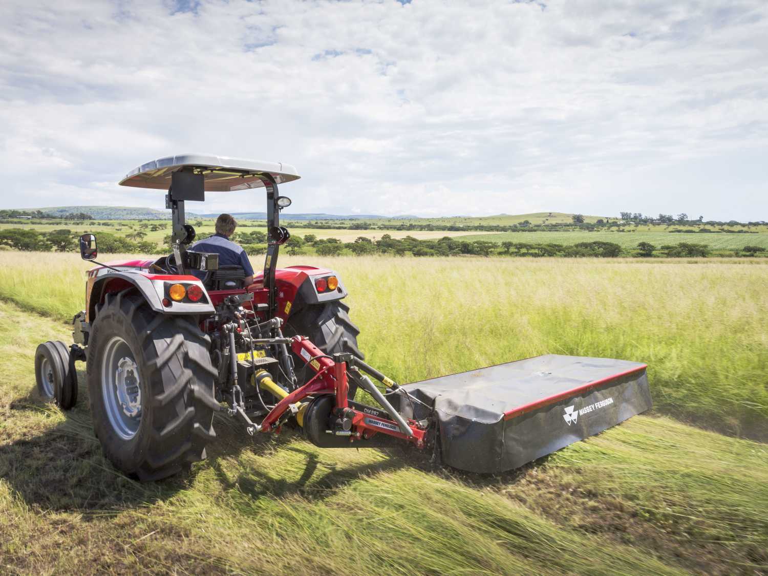 MF DM lette 3-punktmonterte slåmaskiner uten stengelbehandler (164, 205, 246, 287)