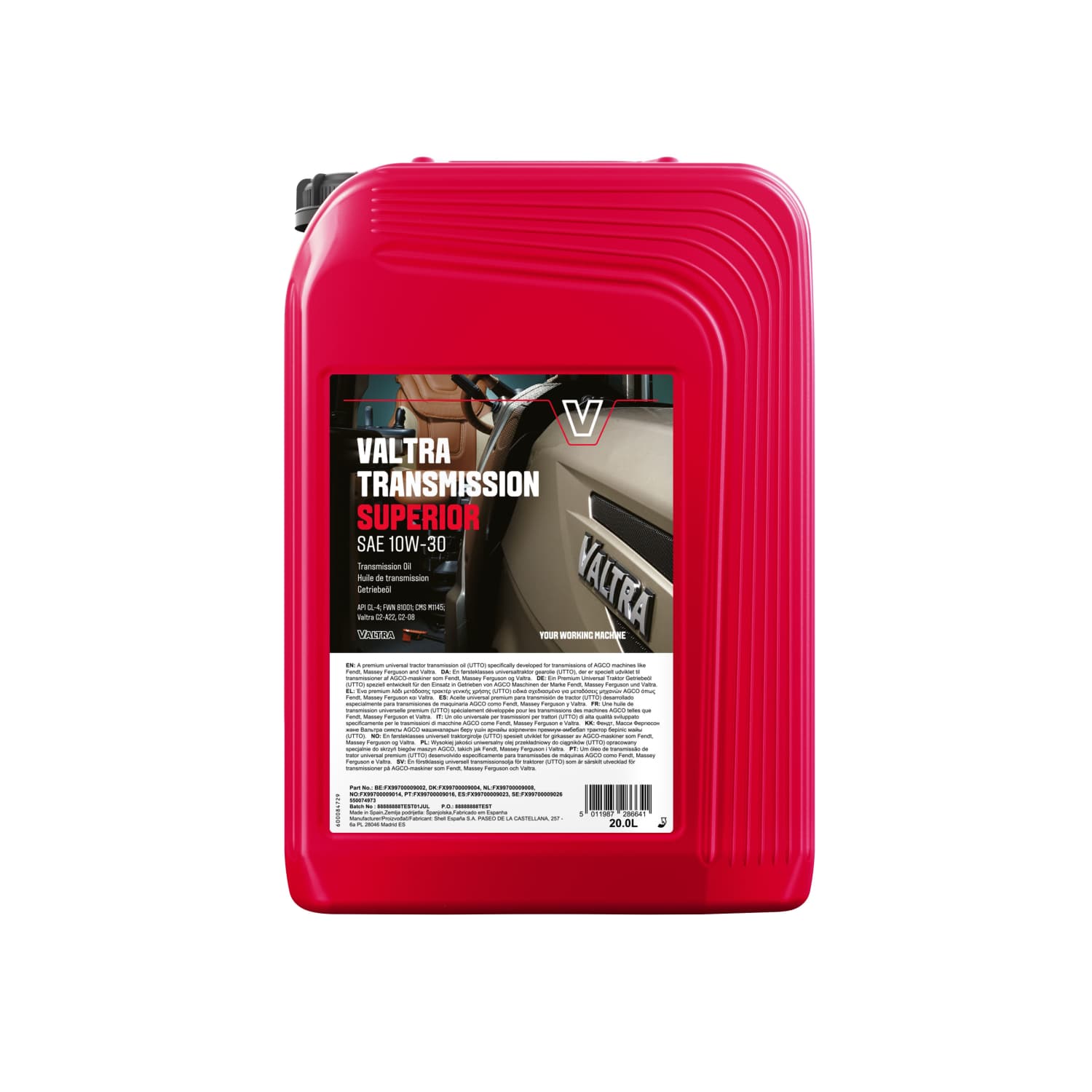 Valtra Superior Transmission Oil 10W-30 transmisjonsolje 20L