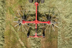 Massey Ferguson RK 2-rotors samlerive med sentral streng