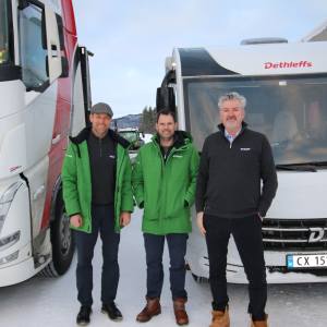 Fendt Karavane med bobil – reisen nordover