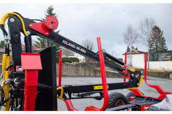 Igland 49-68s Kran til tømmerhenger