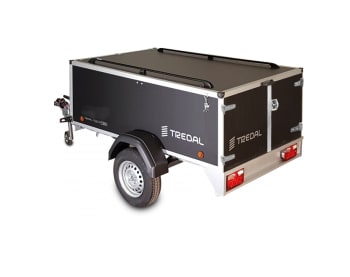 Tredal T-10-UCH svart 75cm varehenger med rails