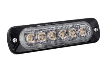 Axixtech flash, oransje, 6 x LED, 12-24V varsellys