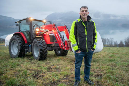 En enkel og ukomplisert traktor