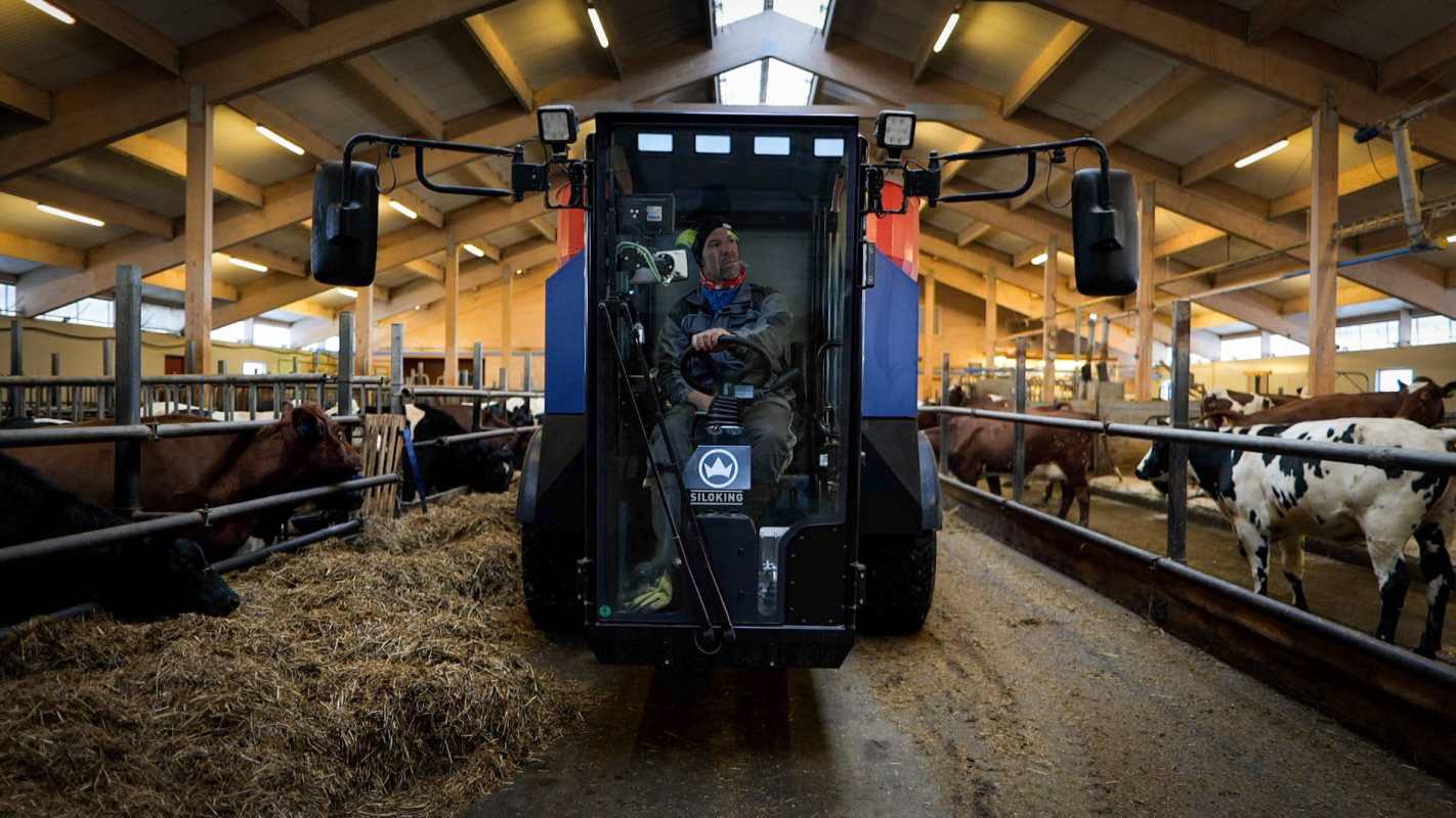 Elektrisk drift sørger for bedre klima inne i fjøset.