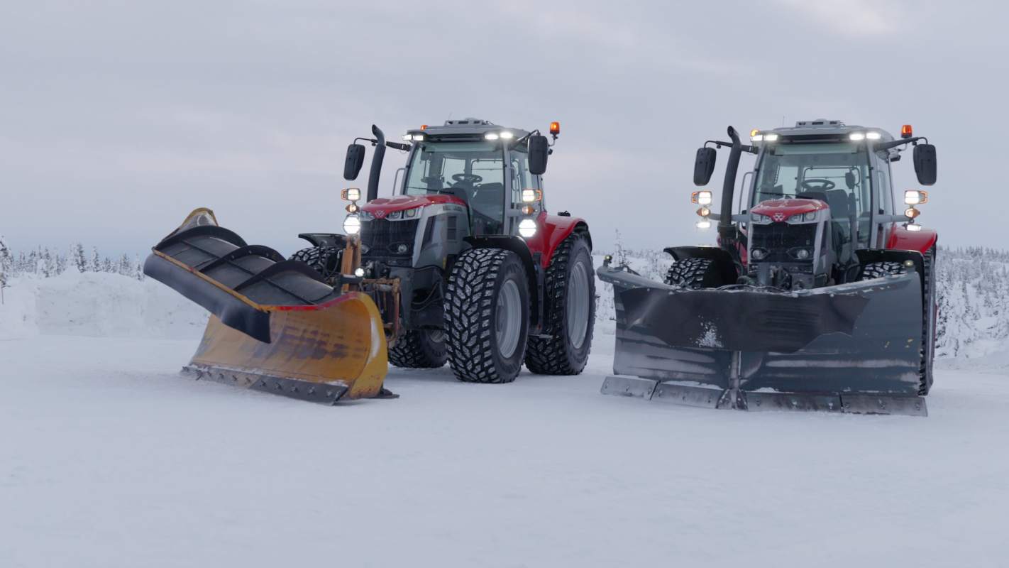 Når kulda biter og jobben må gjøres – Massey Ferguson 6S og 7S i drift på Vinstra