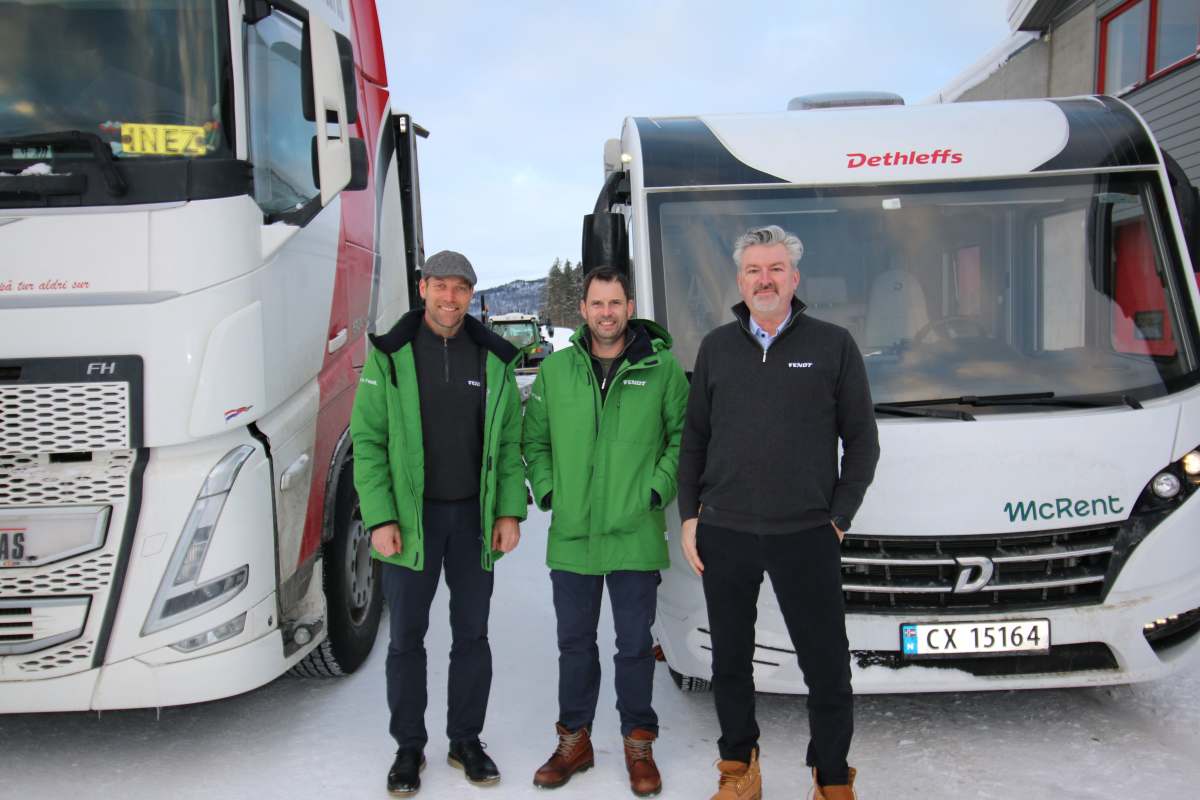 Fendt Karavane med bobil – reisen nordover