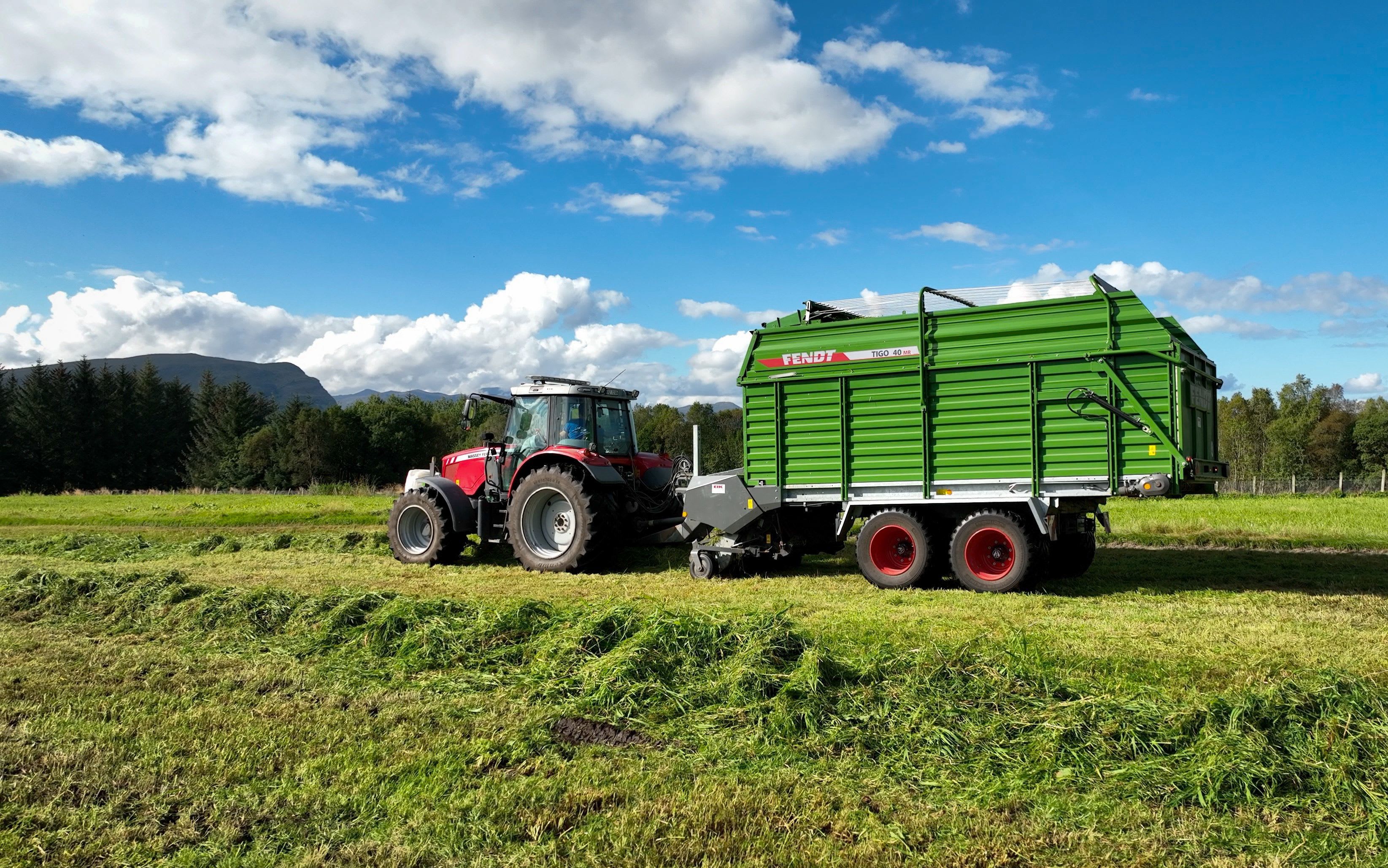 Fendt Tigo 40MR er en robust, fleksibel og kompakt vogn som passer godt til norske forhold.