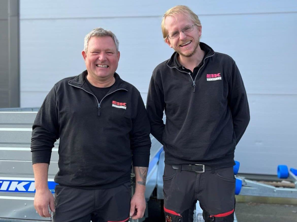 Svein Dahl og Espen Hansen hos Eiksenteret Sarpsborg