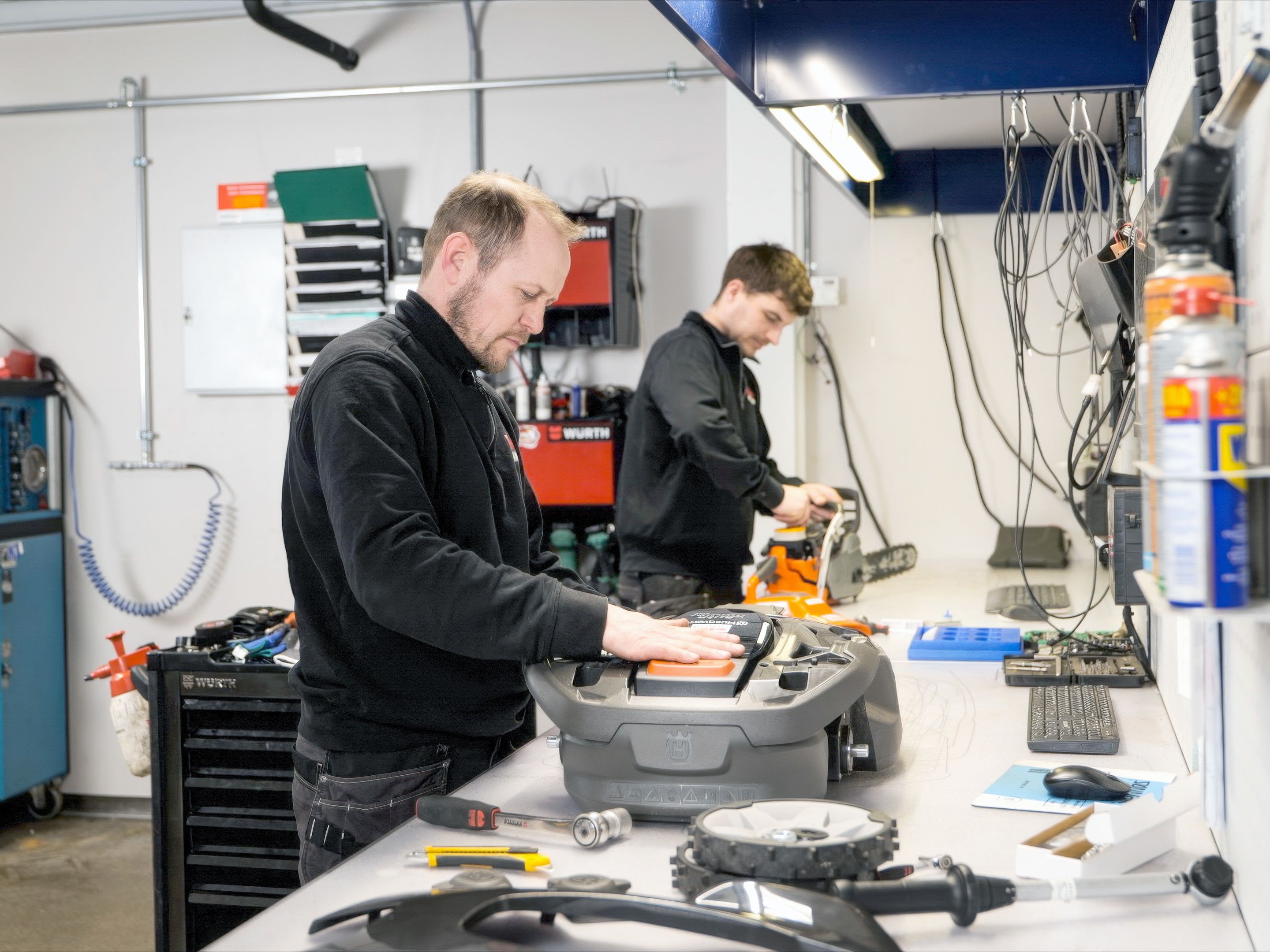 Svein Dahl og Espen Hansen hos Eiksenteret Sarpsborg