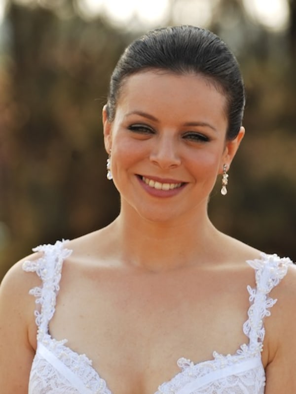 עיצוב שיער ואיפור למיכל כלה