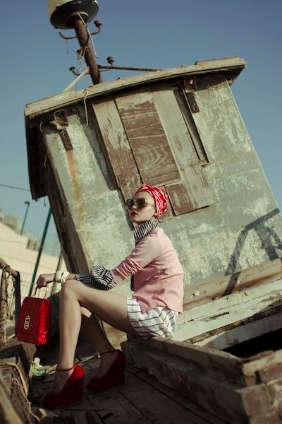 עיצוב שיער ואיפור להפקת אופנה