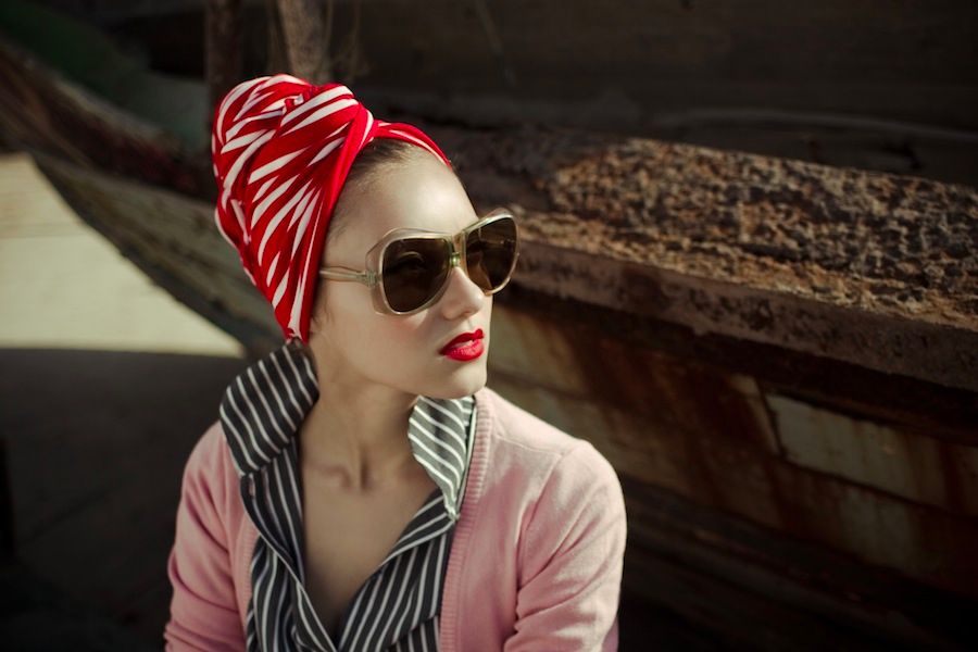 עיצוב שיער ואיפור להפקת אופנה