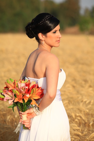 עיצוב שיער ואיפור לרינת כלה