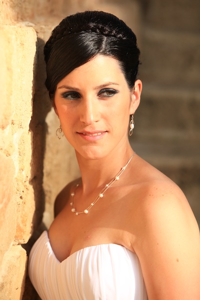 עיצוב שיער ואיפור לרינת כלה