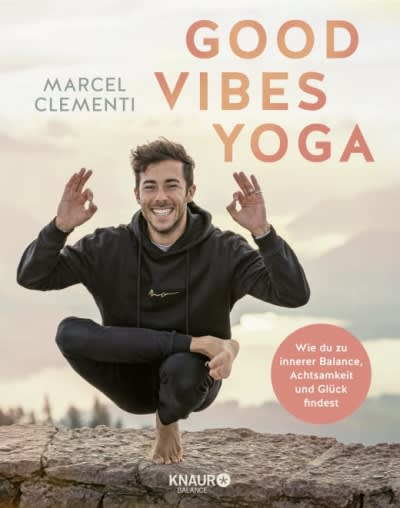 Buch-Cover-Anzeige: Good Vibes Yoga von Marcel Clementi