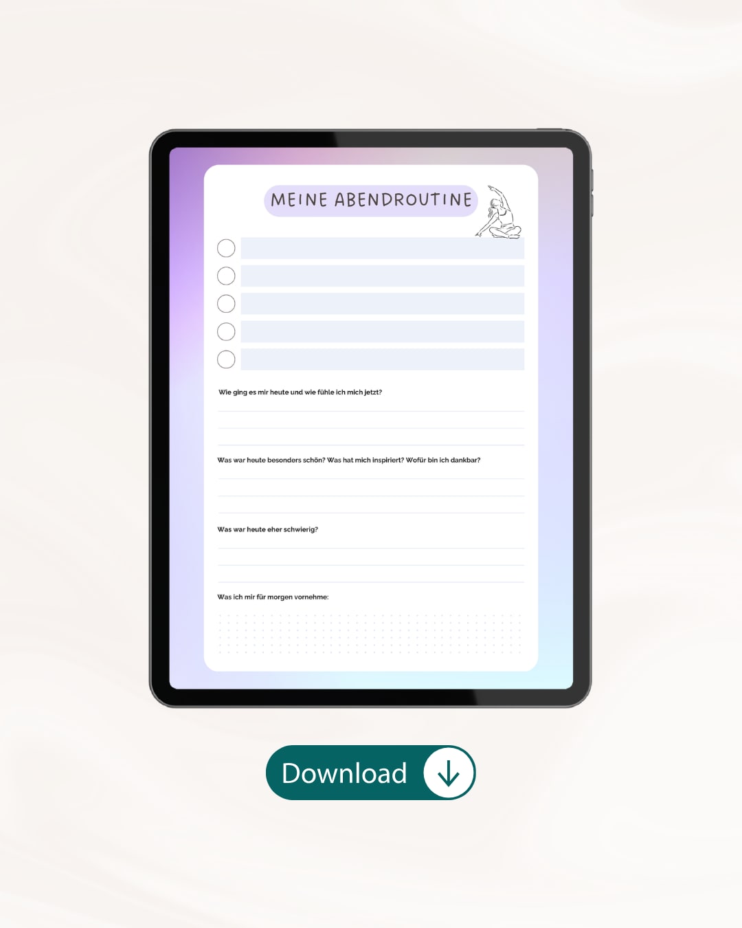 Download Abendroutine Steckbrief