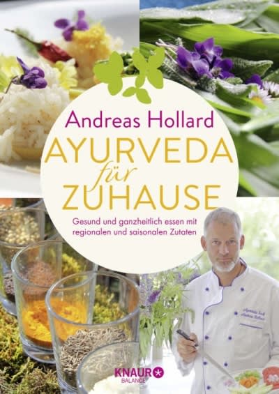 Buch-Cover-Anzeige: Ayurveda für Zuhause von Andreas Hollard