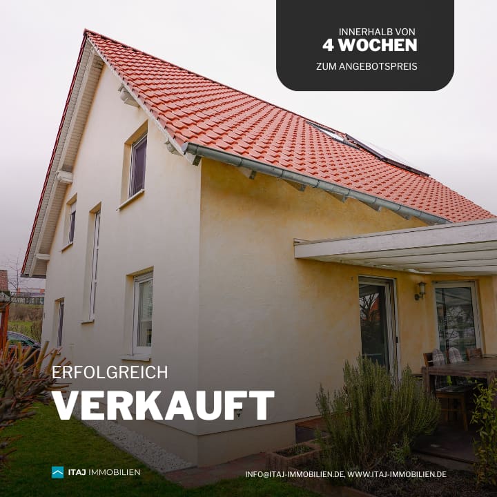 Einfamilienhaus binnen 4 Wochen erfolgreich verkauft