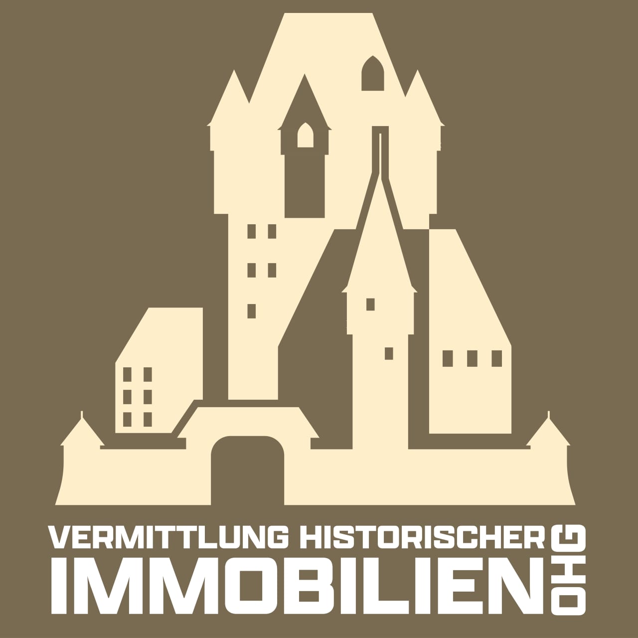 Hier sehen Sie das Logo der Vermittlung historischer Immobilien OHG