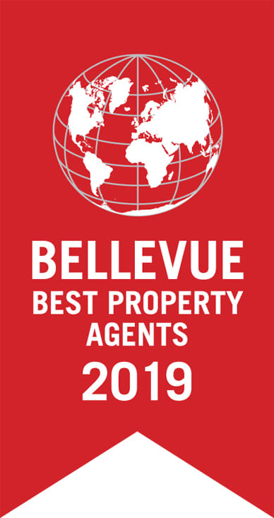 Der VON POLL IMMOBILIEN-Shop in Frankfurt am Main gehört zu den BELLEVUE BEST PROPERTY AGENTS 2019. Das Qualitätssiegel wird jährlich durch die Immobilienzeitschrift BELLEVUE an empfehlenswerte Immobilienunternehmen verliehen. Eine sechsköpfige Jury aus namhaften Profis der Immobilienwirtschaft und BELLEVUE-Redakteuren prüft zuvor die Unternehmen.