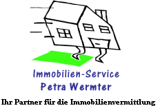 Hier sehen Sie das Logo von Immobilien-Service Petra Wermter