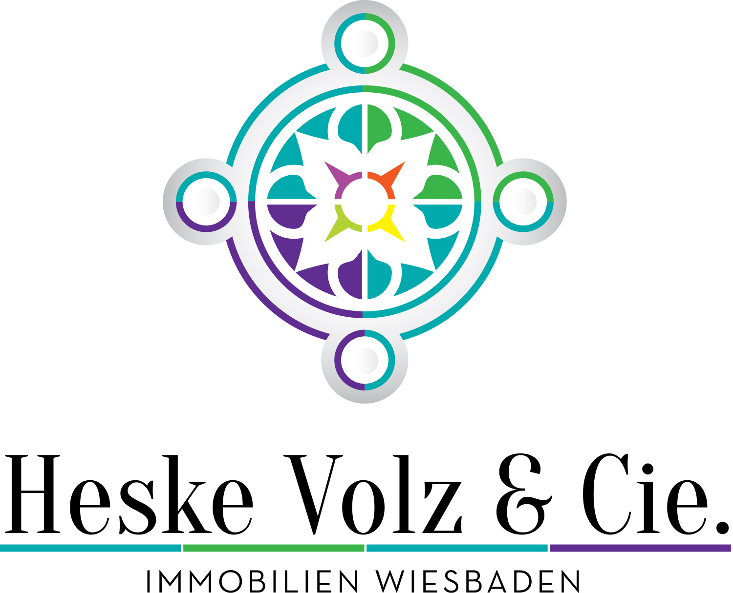 Hier sehen Sie das Logo von Heske Volz & Cie GbR Immobilien Wiesbaden 