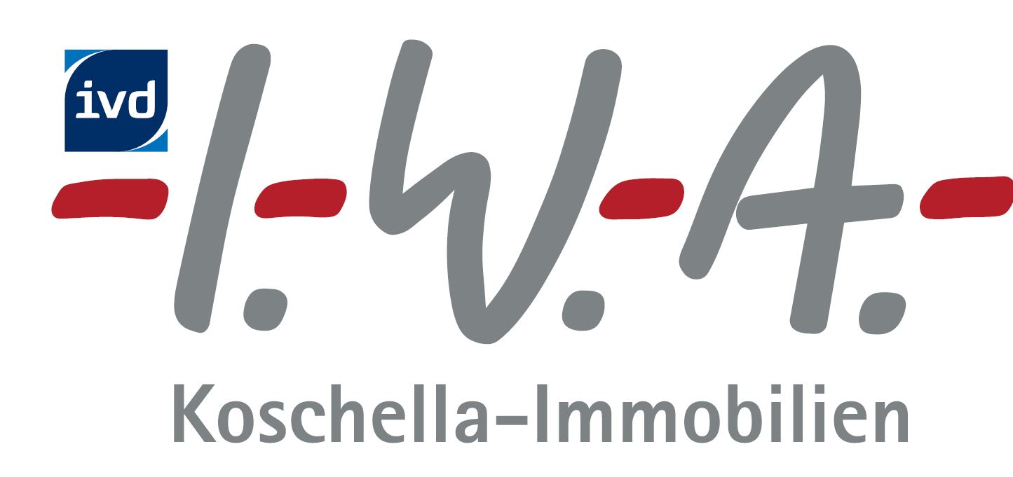 Hier sehen Sie das Logo von I.W.A.- Koschella Immobilien GmbH