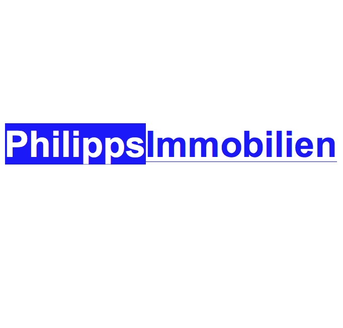 Hier sehen Sie das Logo von Philipps Immobilien