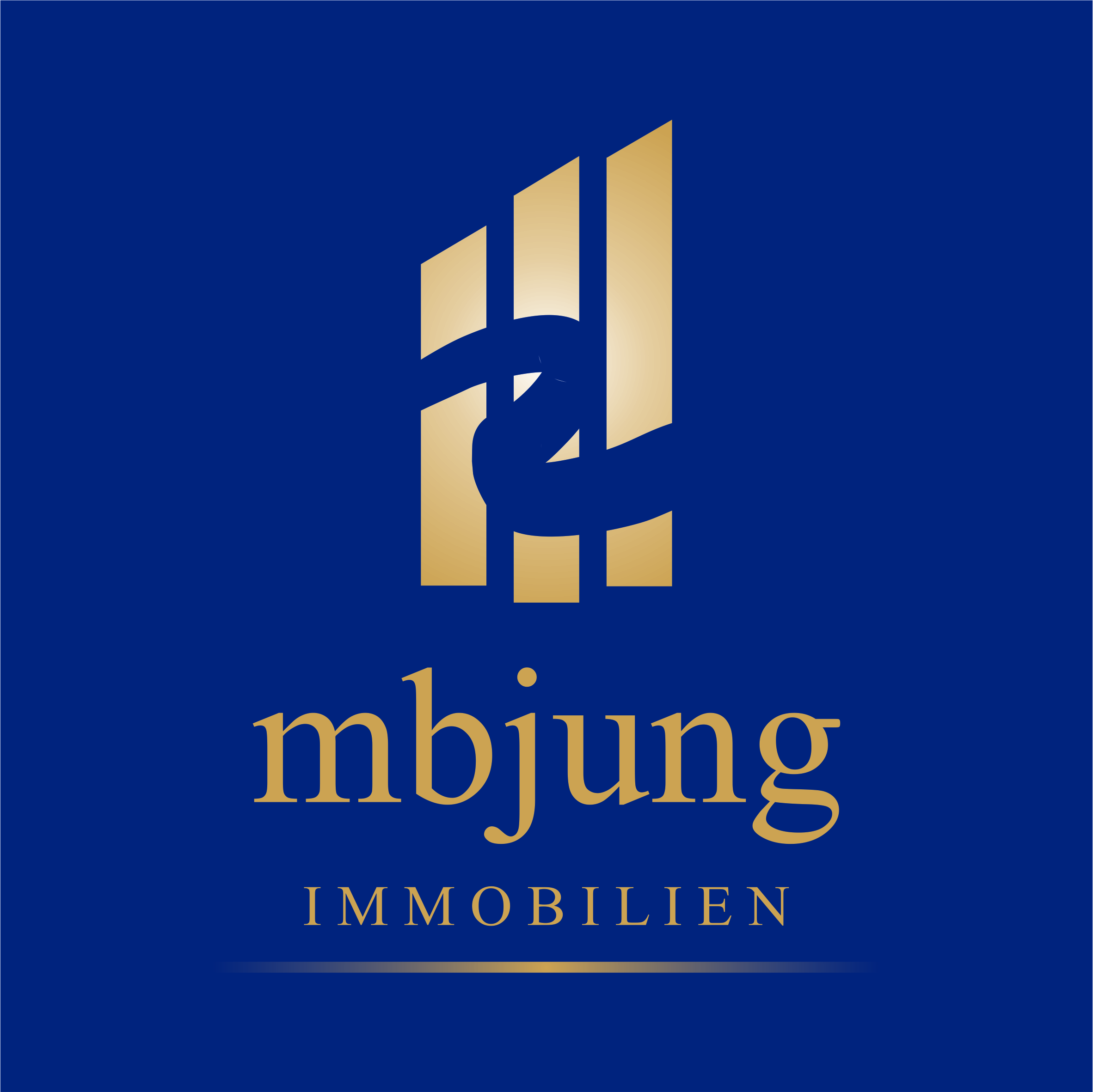 Hier sehen Sie das Logo von mbjung - Immobilien