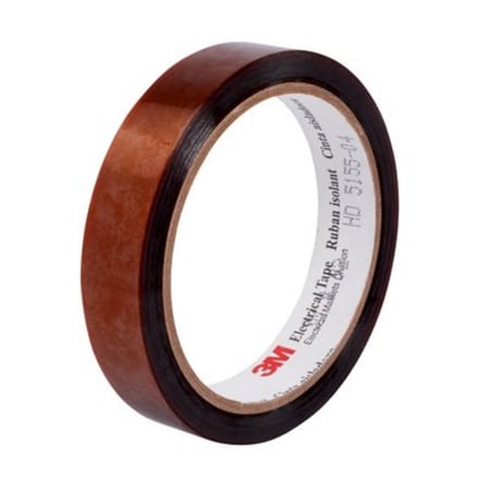 The image shown is representative of the product family and may not specifically be the individual item.  3M™ Tape 92 is a high performance, electrical tape with a polyimide film backing. This tape is designed to provide thick insulation for coils, har…