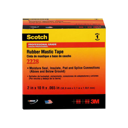 3M 2228 Scotch® Ethylene Propylene Rubber Electrical Tape, 2