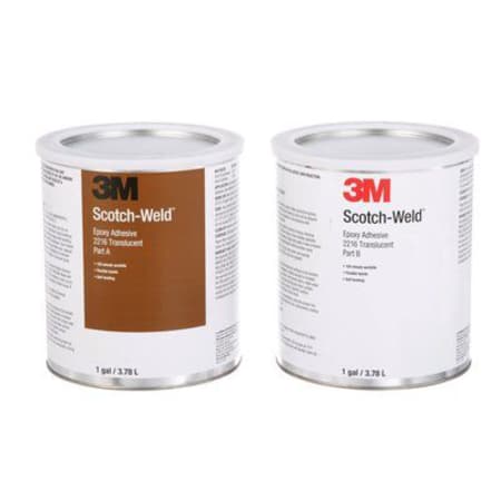 The image shown is representative of the product family and may not specifically be the individual item.  3M™ Scotch-Weld™ Epoxy Adhesive 2216 is a flexible, two-part epoxy adhesive that cures at room temperature. It provides a high strength bond with …