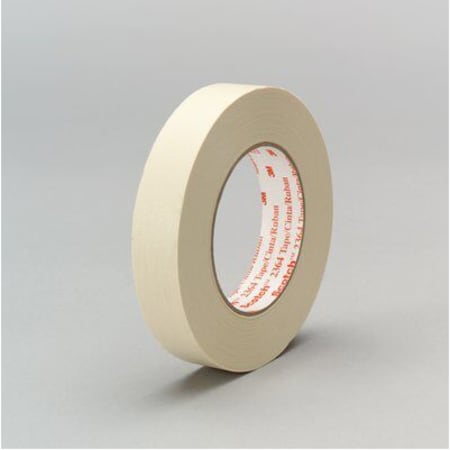 The image shown is representative of the product family and may not specifically be the individual item.  3M™ Performance Masking Tape 2364 is an economical crepe paper masking tape suitable for high temperature masking operations. It offers good holdi…