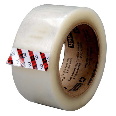 The image shown is representative of the product family and may not specifically be the individual item.  Scotch® Box Sealing Tape 371 is an industrial grade packing tape that securely closes a wide variety of medium weight box materials, including rec…