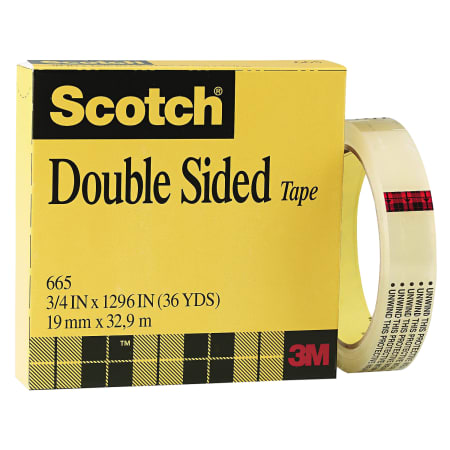 3M 665 Scotch® Double-Coated Removable Repositionable Tape