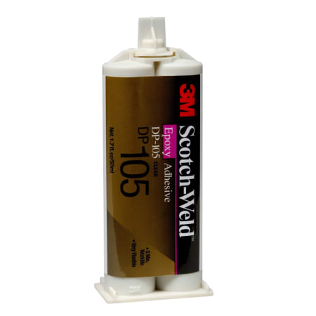 3M DP105 Scotch Weld Epoxy Adhesive 50mL Dual Cartridge Clear