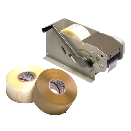 The image shown is representative of the product family and may not specifically be the individual item.  Scotch® Box Sealing Tape Manual Definite Length Dispenser M900 helps operators improve efficiency and reduce waste by dispensing consistent length…