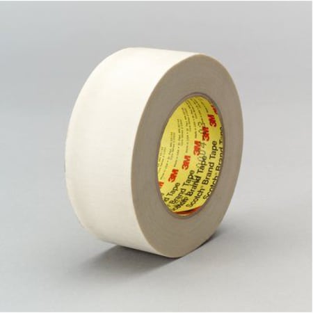 3M 361 Glass Tape, 1-1/2 x 60 yd x 6.4 Mil, White, 24/Case